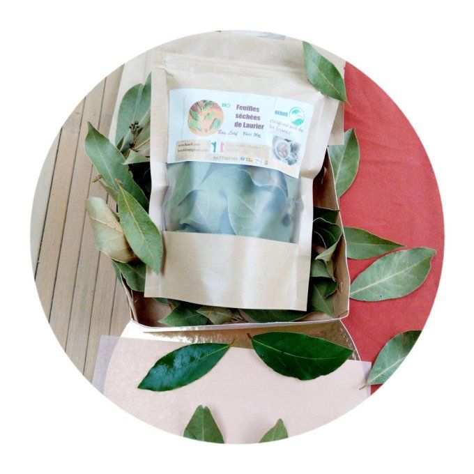 Feuilles séchées de laurier Bio pour épice ou infusion